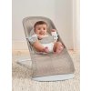 BABYBJÖRN Lehátko Balance Soft Grey Beige/White mesh, svetlá šedá konštrukcia