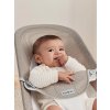 BABYBJÖRN Lehátko Balance Soft Grey Beige/White mesh, svetlá šedá konštrukcia