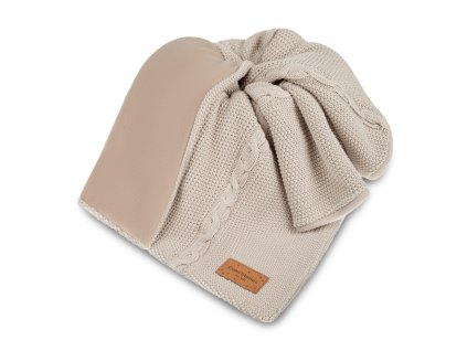 Deka s teplou fleecovou podšívkou_Beige