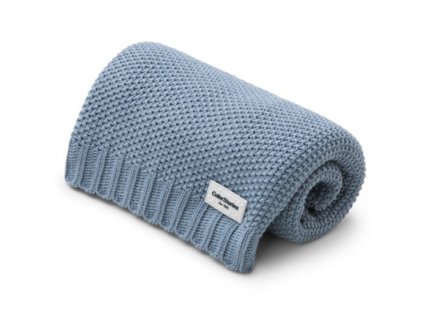 kocyk bawelniany cotton classic ocean blue