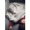 Dětská bambusová dečka Bibi_Light Grey