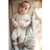 Pyžamo pro novorozence na zip 56 cm Happy Goose Olive