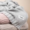 kocyk bawelniay S cotton classic jasny szary2