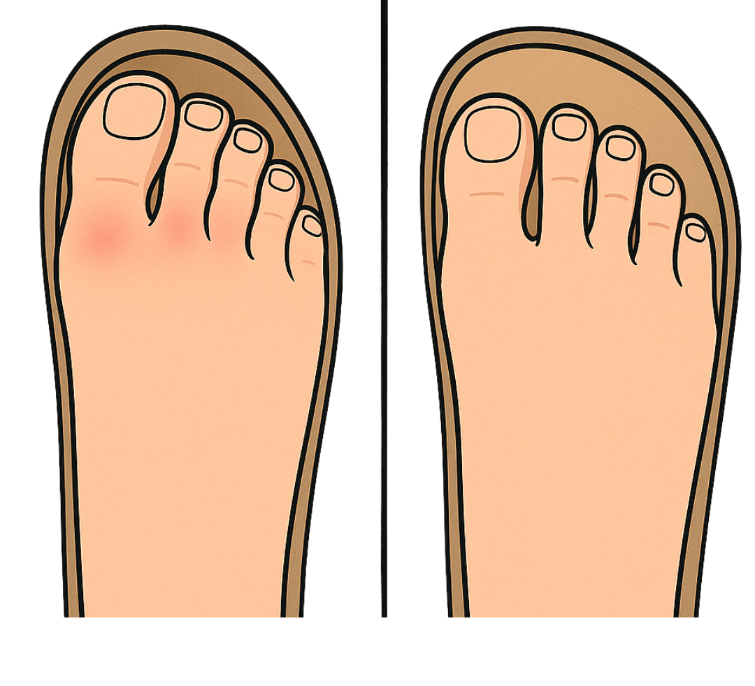 Does alternating between barefoot and conventional shoes harm children's feet
