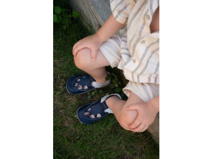 Dětské barefoot sandálky - IO Gravel Summer Perforation