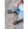 Dětské barefoot sandálky - IO Blue Beetle Summer Perforation