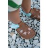 Detské barefoot sandálky Summer Perforation - IO Bear