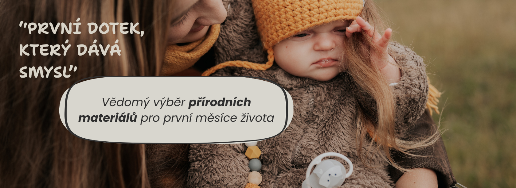Kojenecké kousátko a klip – bezpečná ručně vyráběná hračka pro miminka, BabyBeads.