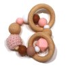 Kousátko se dřevěnými kroužky