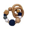 Kousátko se dřevěnými kroužky