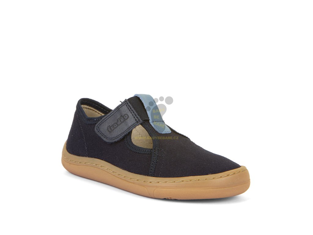 Froddo Canvas T-Bar Dark Blue (Rozměr Široká, Velikost boty 37)