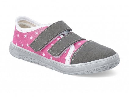 Jonap plátěnky -Airy růžová hvězdy (Rozměr Široká, Velikost boty 30)