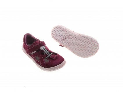 Jonap sandále B9 mf vínová slim (Rozměr Normální, Velikost boty 30)