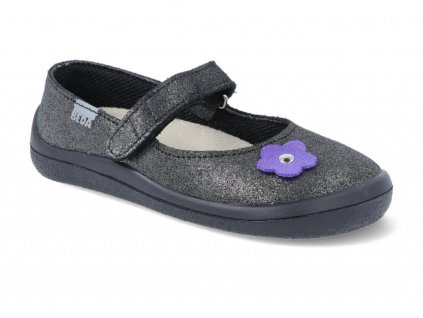 Beda baleríny BF0001/BA/K Dark violette (Rozměr Široká, Velikost boty 38)