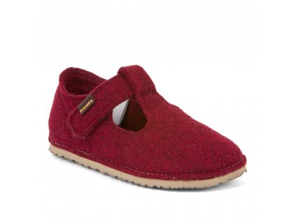 Froddo papuče Flexy wooly G1700378-5 Bordeaux (Rozměr Široká, Velikost boty 23)