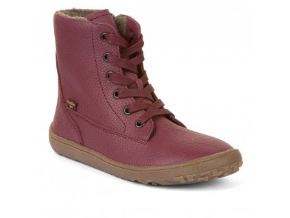Froddo zimní Tex Laces s membránou Bordeaux (Rozměr Široká, Velikost boty 31)