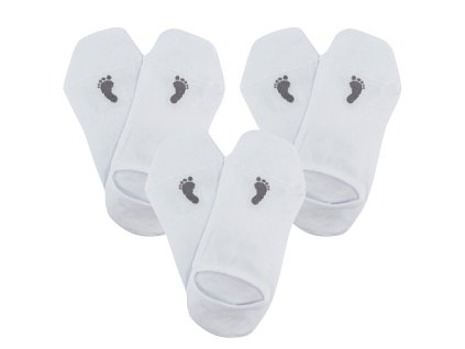 Barefoot sneaker Bílá, 3 Páry (Velikost 35-38)