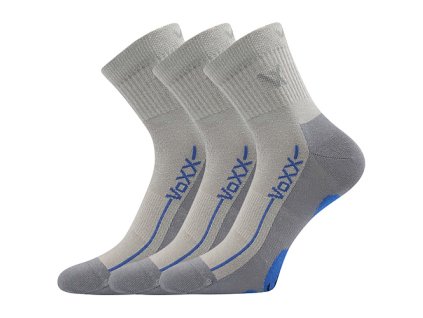 Barefootan Světle šedá, 3 Páry (Velikost 35-38)