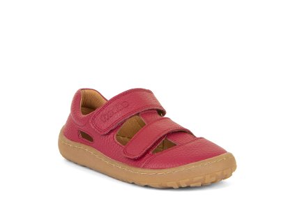 Froddo Barefoot Sandal - Red (Rozměr Široká, Velikost boty 30)