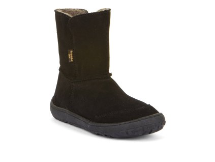 Froddo Barefoot Tex Suede Black (Rozměr Široká, Velikost boty 42)