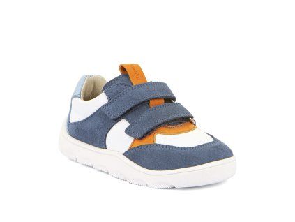 Froddo Zeru Spring Barefoot White/Denim (Rozměr Široká, Velikost boty 32)