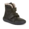 Froddo Barefoot Furry Boot Black (Rozměr Široká, Velikost boty 35)
