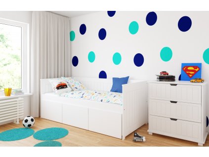 Dětská postel ANA 200x90 bílá