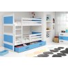 Dětská patrová postel s úložným prostorem RICO bílá