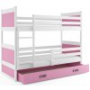 Dětská patrová postel s úložným prostorem RICO bílá