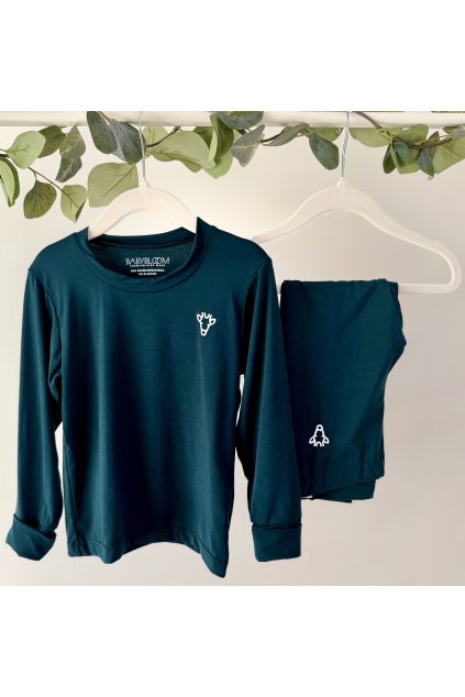 Rostoucí dvoudílné bambusové pyžamo Ocean