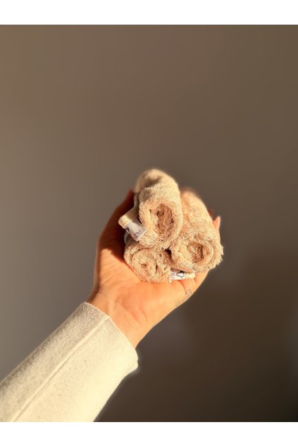 Set 3ks bambusových žínek Vanilla