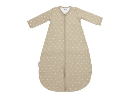 Spací vak s rukávy jersey 70cm Sweet Heart sand/Soft sand