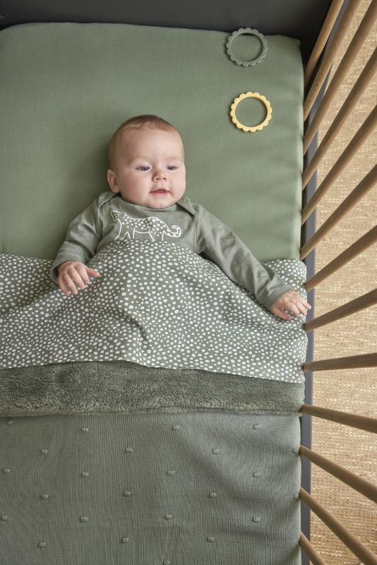Deka Mini knots fleece - Forest green