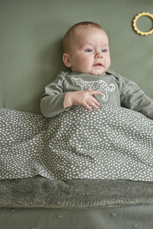 Deka Mini knots fleece - Forest green