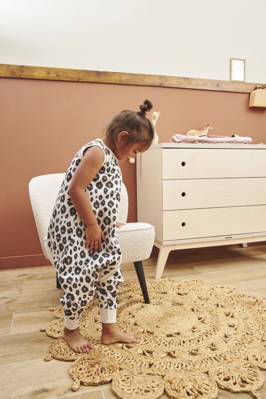 Jumper vel.104 - Leopard sand melange