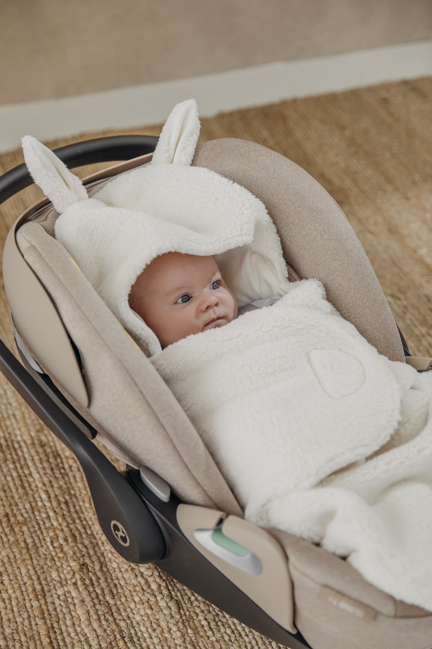 Zavinovací deka Teddy Rabbit Natural