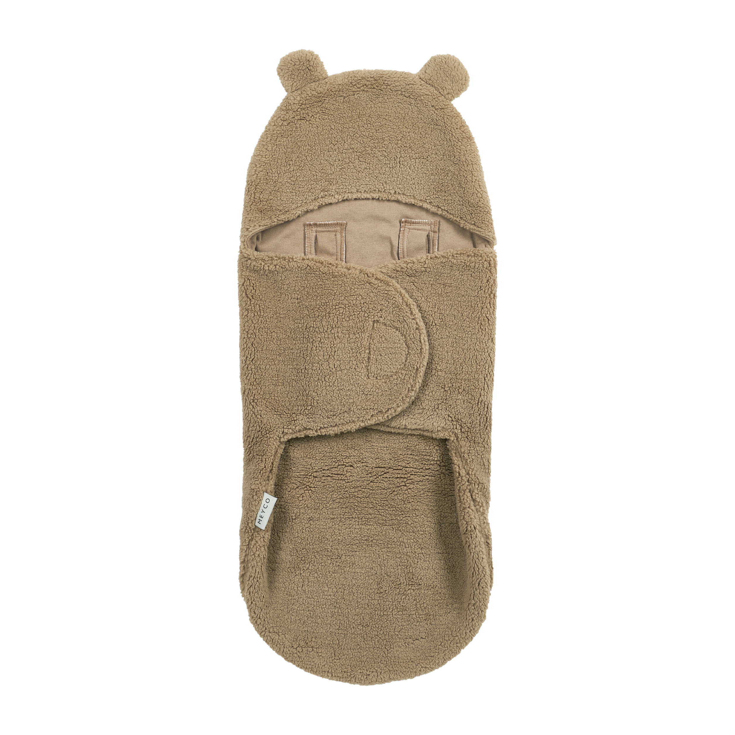Zavinovací deka Teddy Bear Brown