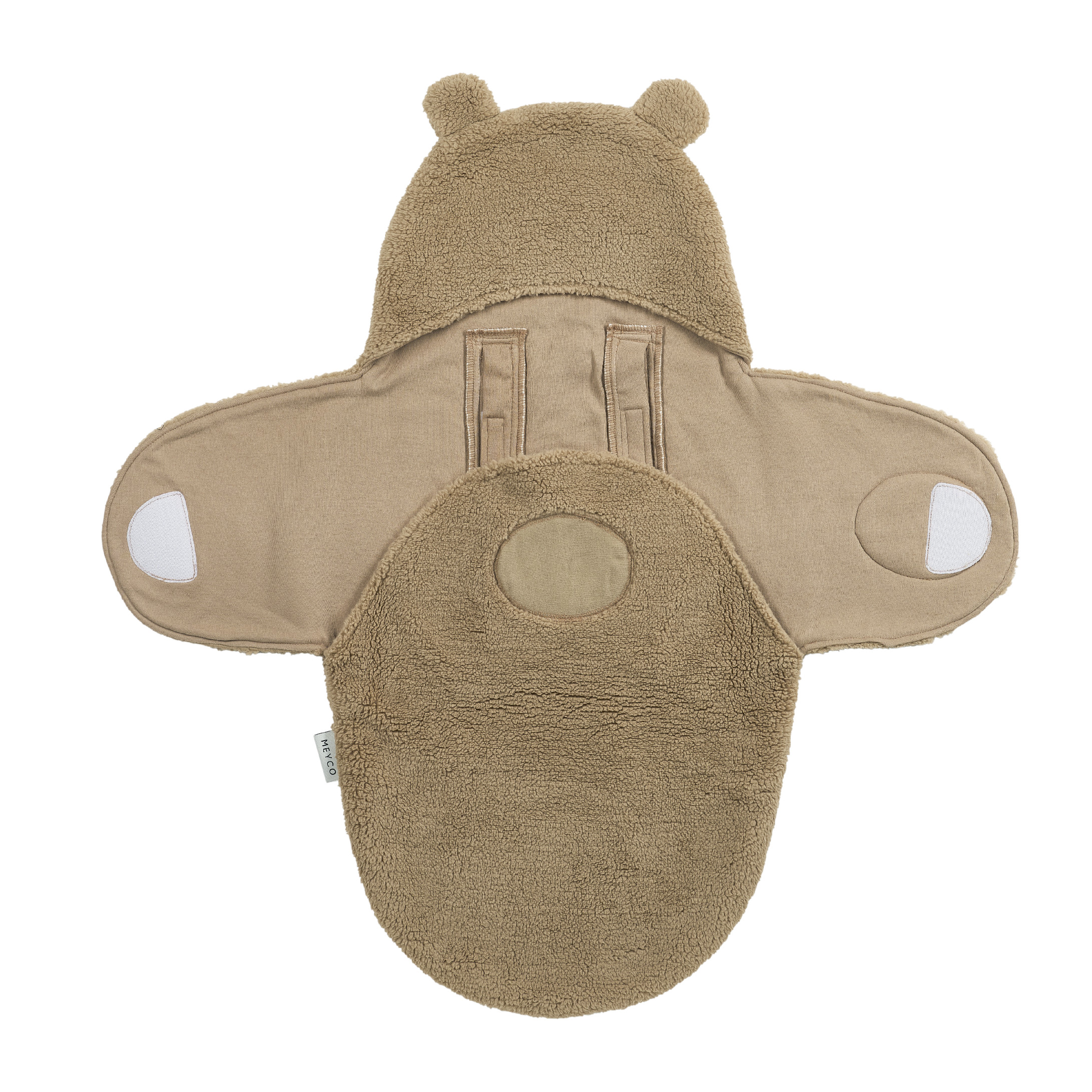 Zavinovací deka Teddy Bear Brown