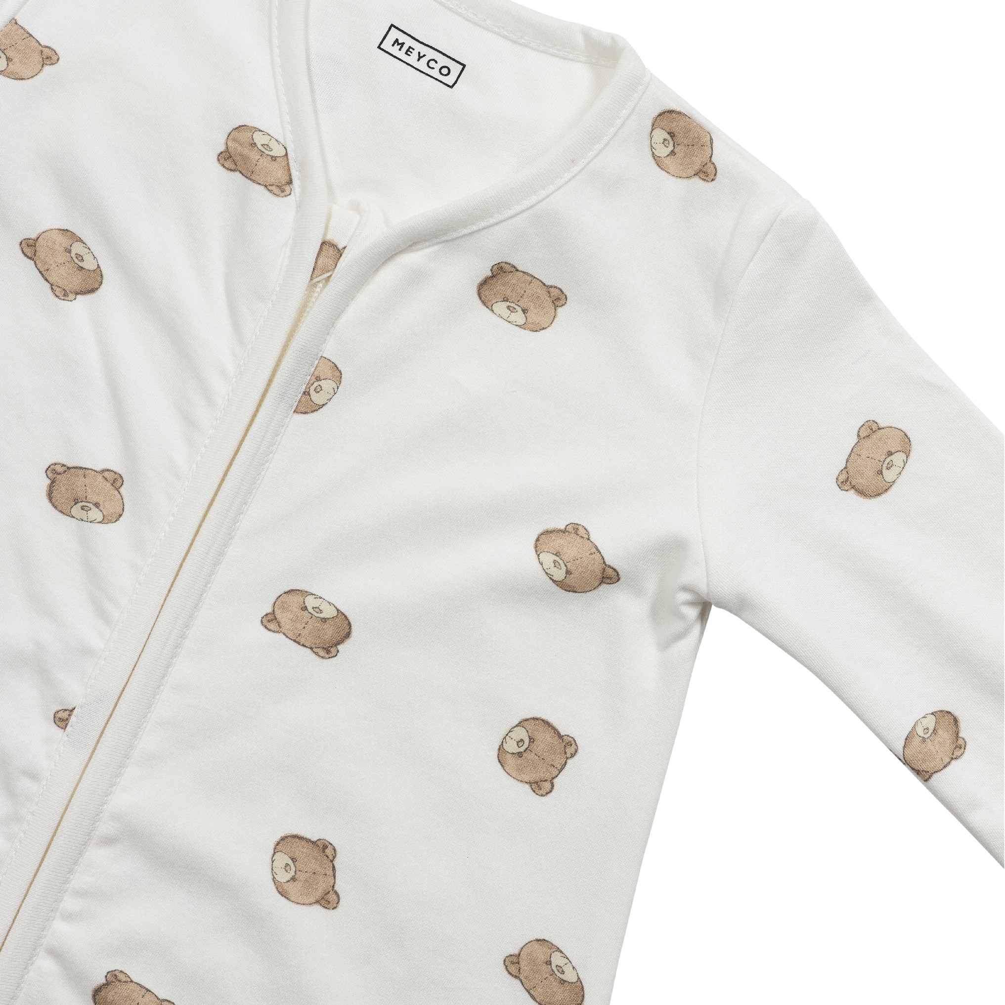 Spací vak s rukávy jersey 80cm Bear