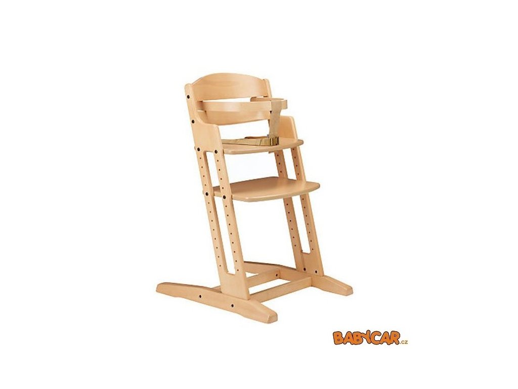 BABYDAN dřevěná jídelní židlička DANCHAIR Natur - Babycar s.r.o.