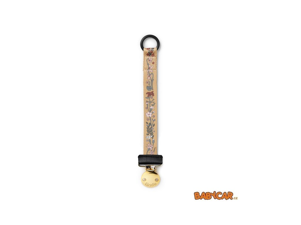 ElodieKlipNaDudlikPacifierClipGoldenVintageFlower