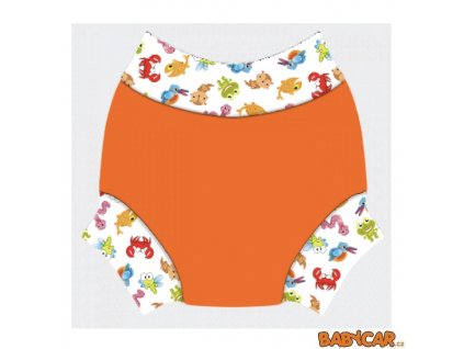 SwimNappyNeoprenovePlavkyHousenkyOranzova