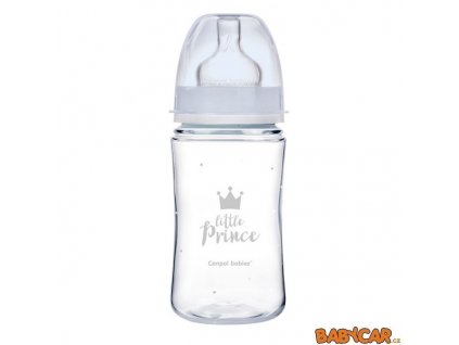 CanpolBabiesLahevSeSirokymHrdlemRoyalBaby240mlModra