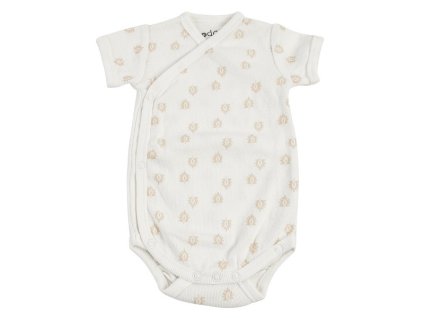 LodgerBodyRomperShortSleevesPrintRibCloudDancer