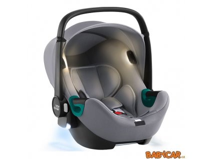BritaxRomerAutosedackaBabySafeISense2021FrostGrey