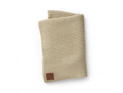 ElodieDetailsVlnenaDekaWoolKnittedBlanketPureKhaki