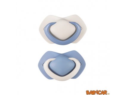 CanpolBabiesSilikonovyDudlikSymetrickyPureColor2ksModra