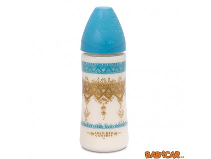 SuavinexLahevSeSirokymHrdlemHauteCoutureGold360mlSvetleModra