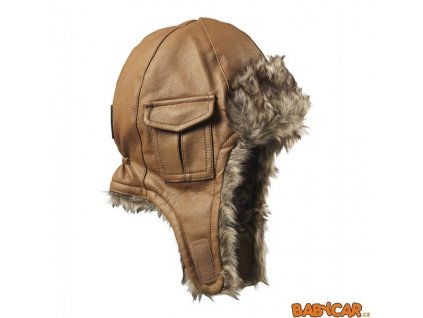 ELODIE DETAILS zimní čepice ušanka CAP Chestnut Leather 0-6m DOPRODEJ!