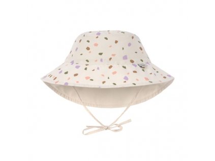 LassigOboustrannyKloboucekSunProtectionBucketHatPebblesMulticolorMilky